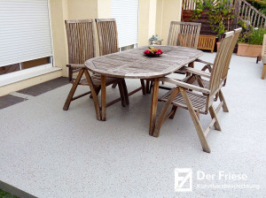 Industrieboden für die Terrasse